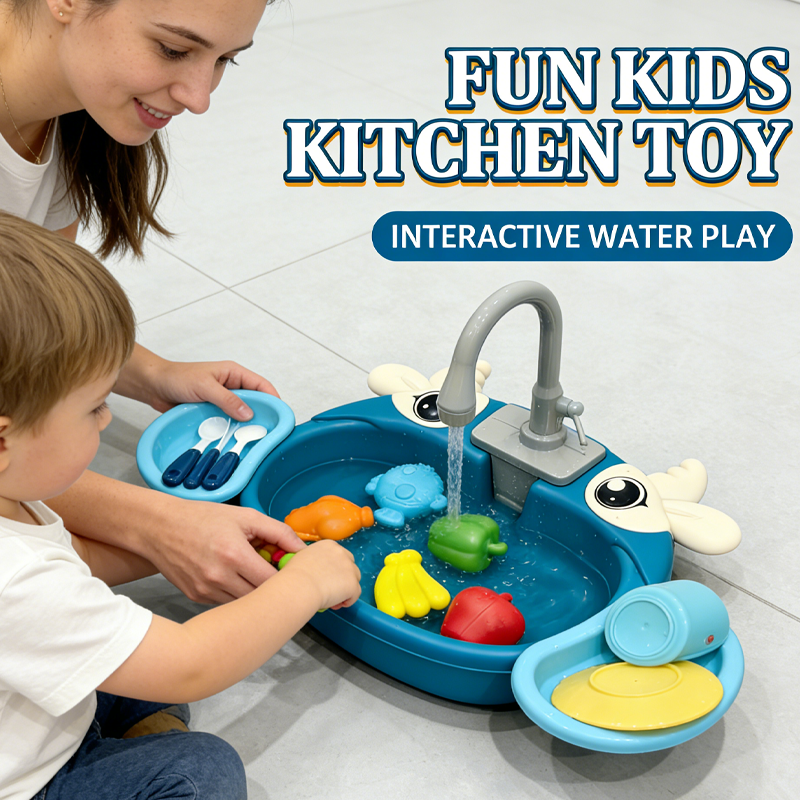 Gaming Accessories For 8 Year Old - Children Play Kitchen Set with Simulated