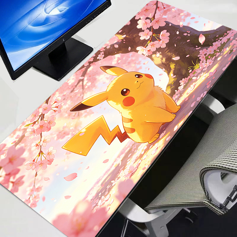 Gaming Accessories For Gaming Room - XXL Mouse Pad Gengar Pokemon Pikachu