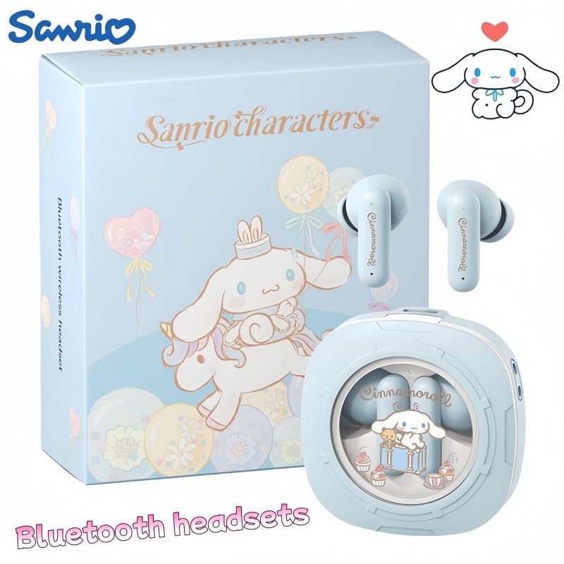 Gaming Accessories Cute - Sanrio Cinnamoroll Wireless Bluetooth In-Ear Earphones,