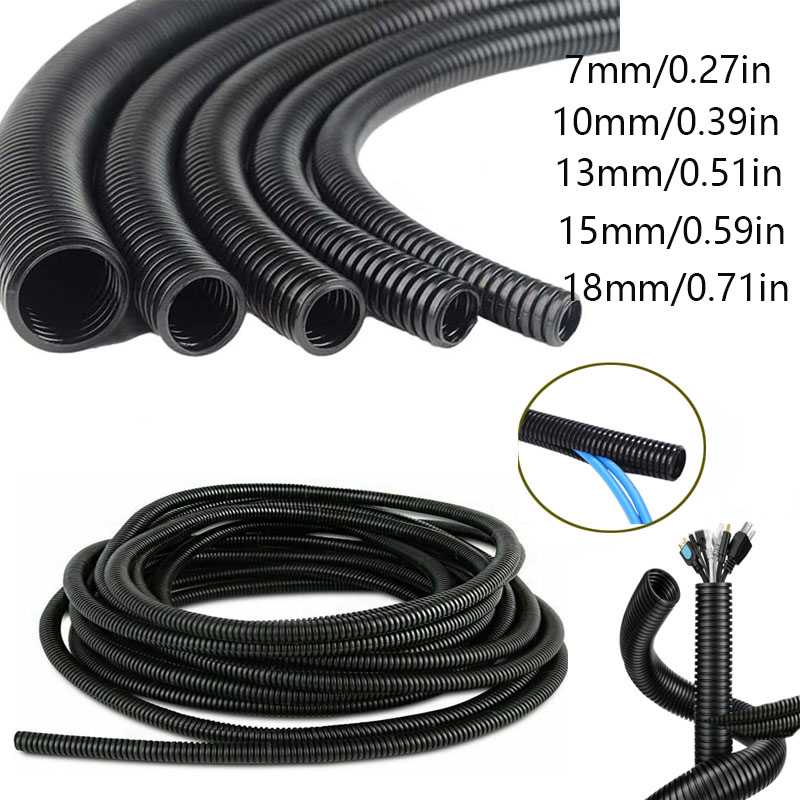 Cable Sleeve Braided - Outer diameter 7/10/13/15/18/21/25/28mm length 1/3/6m split