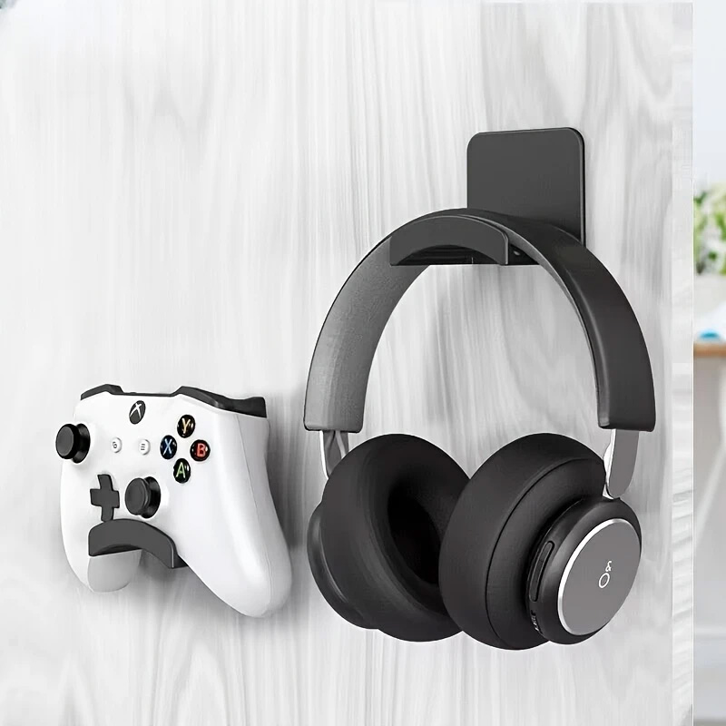 4Pcs Black Adhesive Headphone  - Gaming Office Accessories 리뷰 및 가격