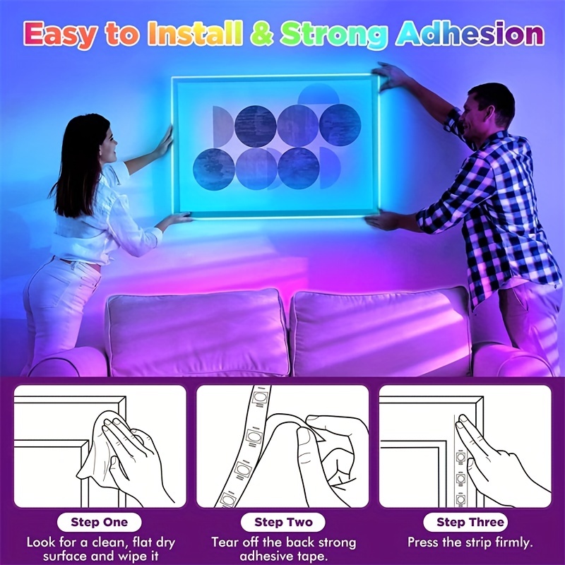 LED Strip Light RGB 5050 Bluet - Gaming Accessories For Bedroom 리뷰 및 가격