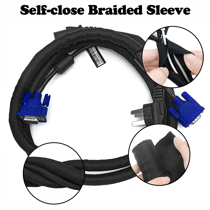 5/10M Self Closing PET Braided - Cable Sleeve Braided 리뷰 및 가격