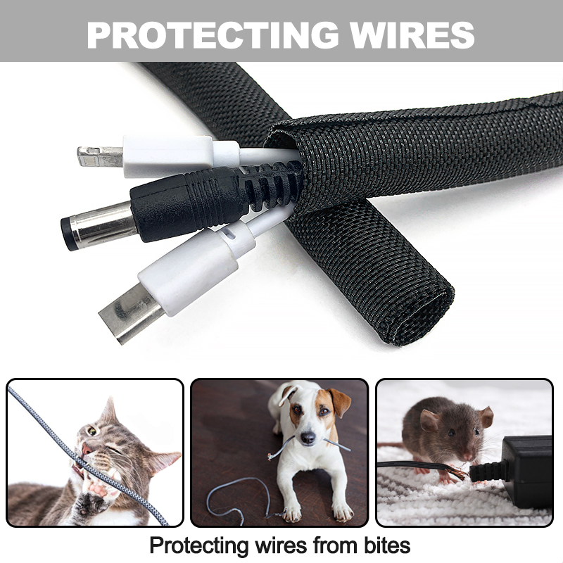 5/10M Self Closing PET Braided - Cable Sleeve Braided 리뷰 및 가격