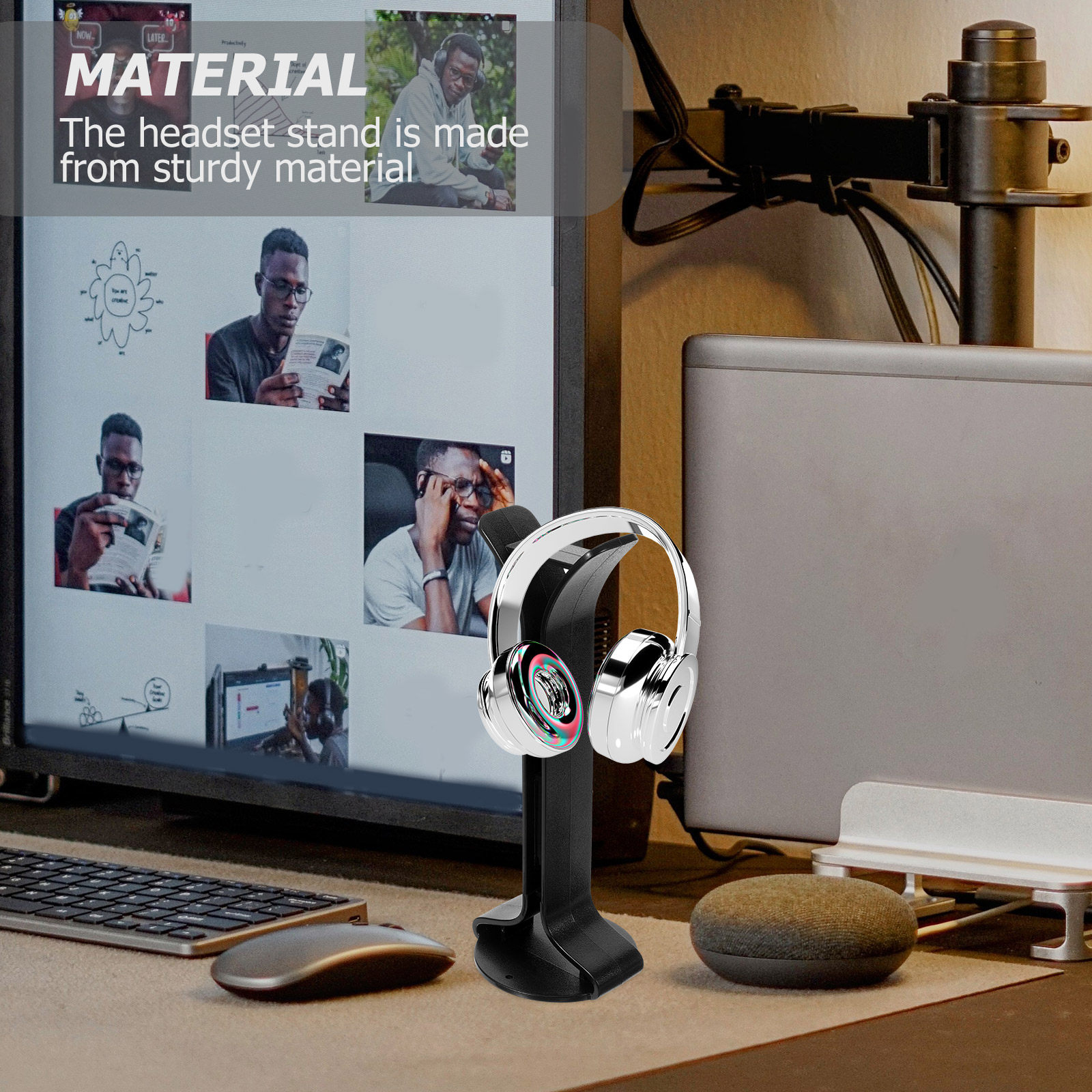 Sturdy Headphone Stand Headset - Gaming Office Accessories 리뷰 및 가격