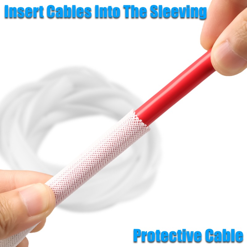 3/5/10M PET Expandable Braided - Cable Sleeve Braided 리뷰 및 가격