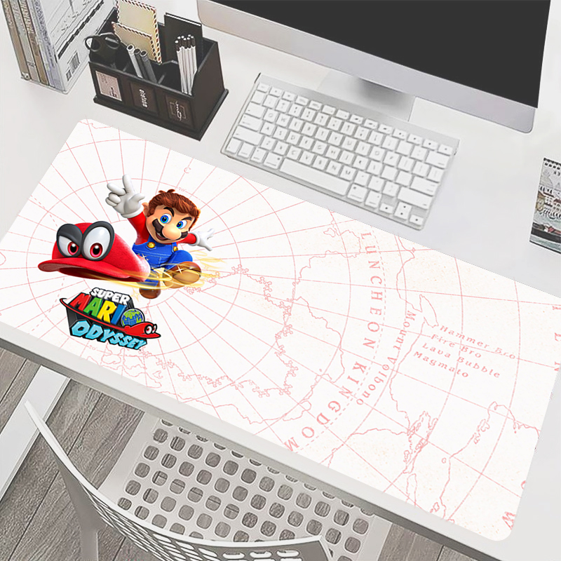 90x40cm Mouse Pad M-Mario Anim - Gaming Accessories For Laptop 리뷰 및 가격