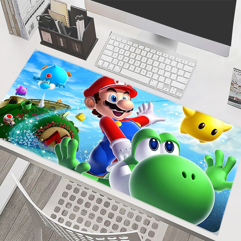 90x40cm Mouse Pad M-Mario Anim - Gaming Accessories For Laptop 리뷰 및 가격