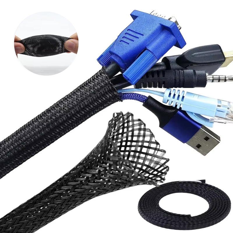 2m PET Braided Cable Sleeve Ex - Cable Sleeve Braided 리뷰 및 가격