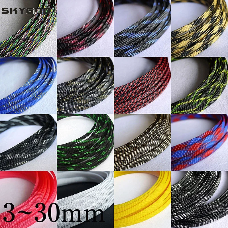 5M New Tight High Density PET  - Cable Sleeve Braided 리뷰 및 가격