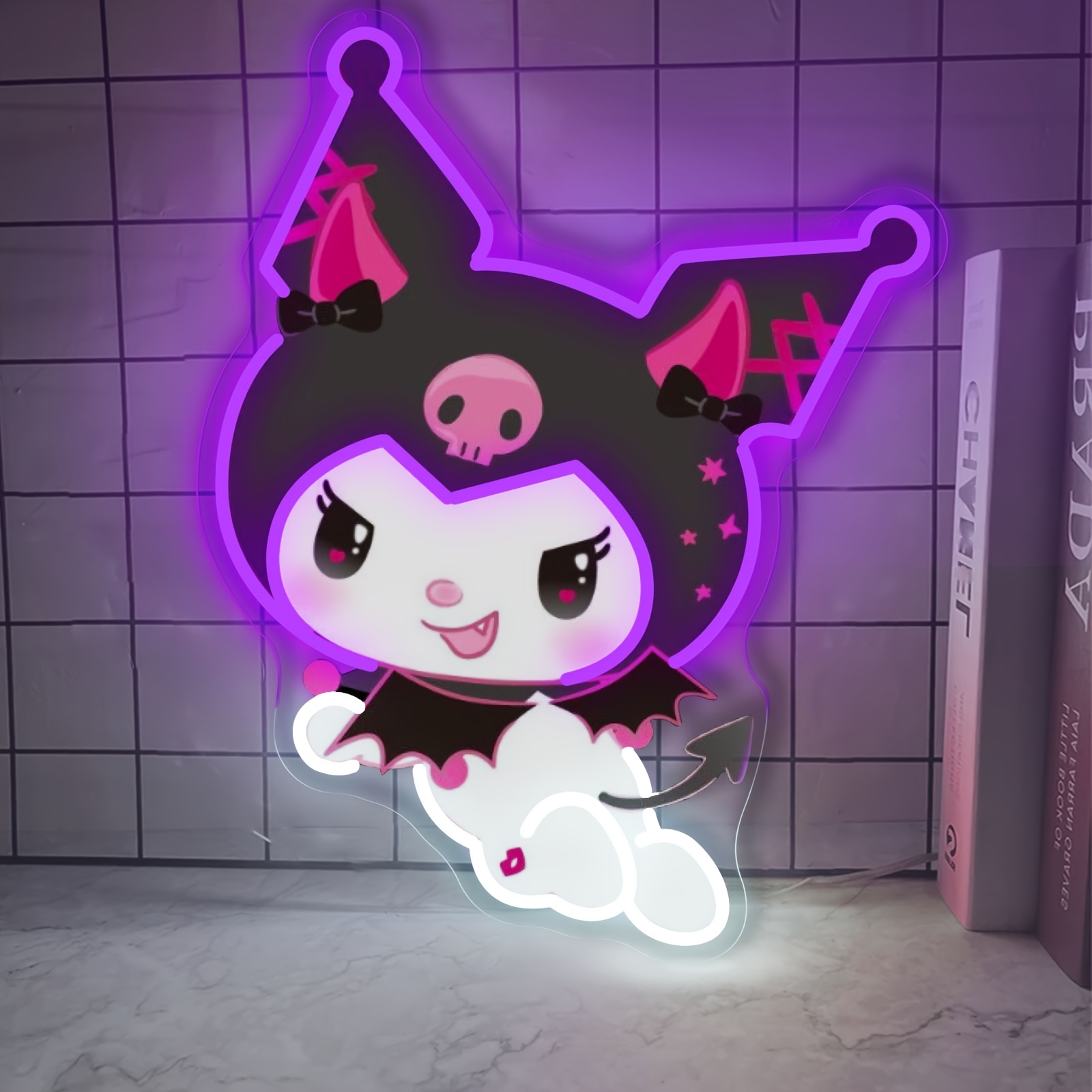 Kuromi LED Neon Sign Purple Gl - Gaming Accessories For Bedroom 리뷰 및 가격