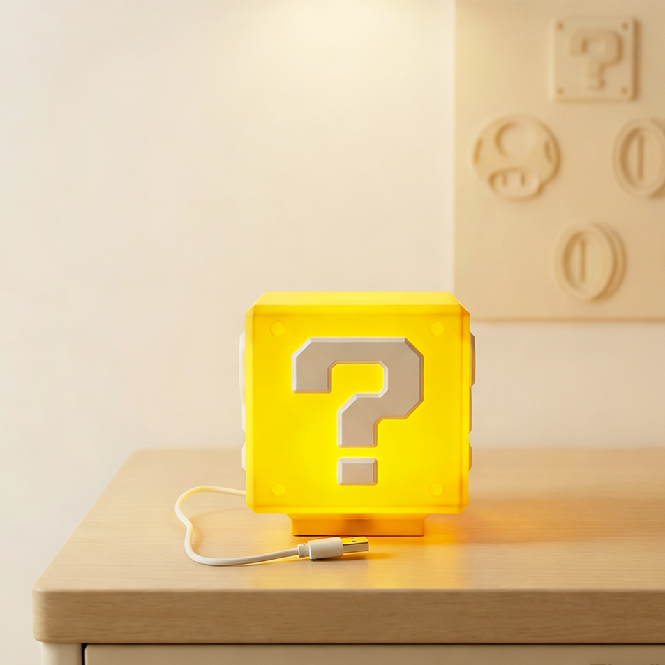 2026Question Block Lamp with S - Gaming Accessories For Bedroom 리뷰 및 가격