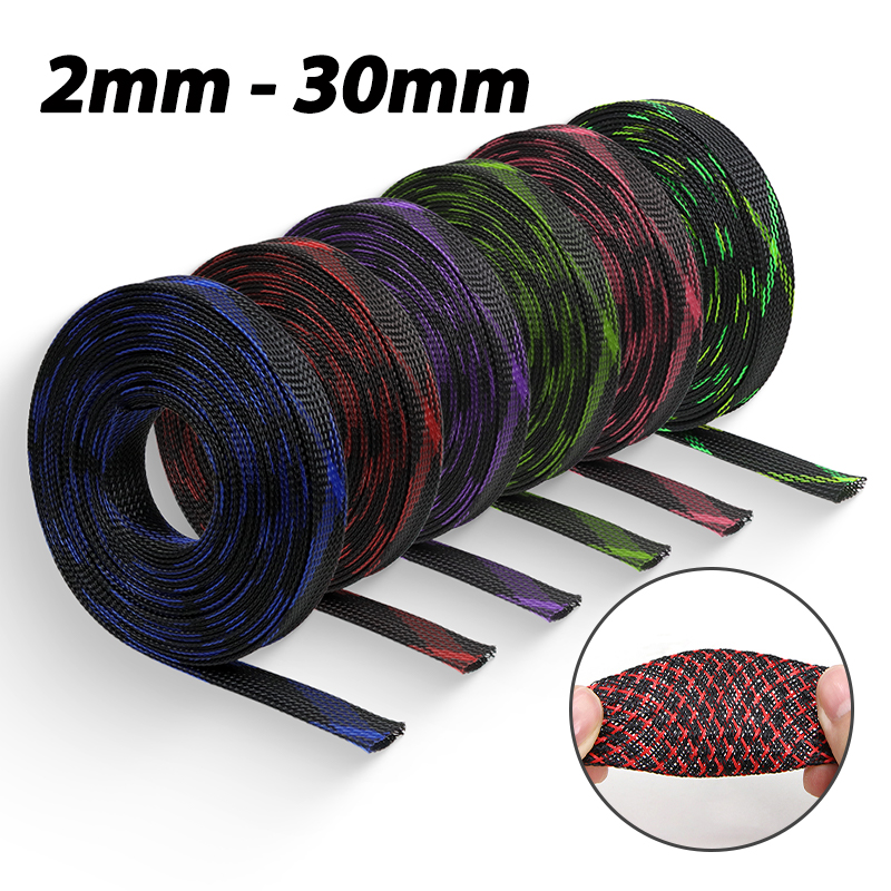 5M PET Insulated Cable Sleeve  - Cable Sleeve Braided 리뷰 및 가격