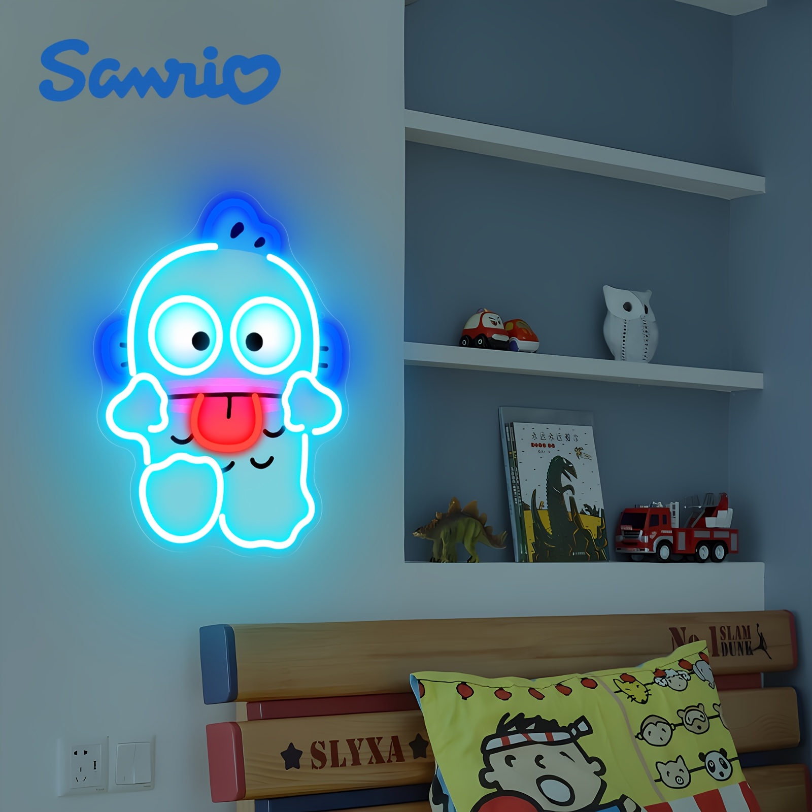 Cute Hangyodon Neon Sign USB L - Gaming Accessories For Bedroom 리뷰 및 가격