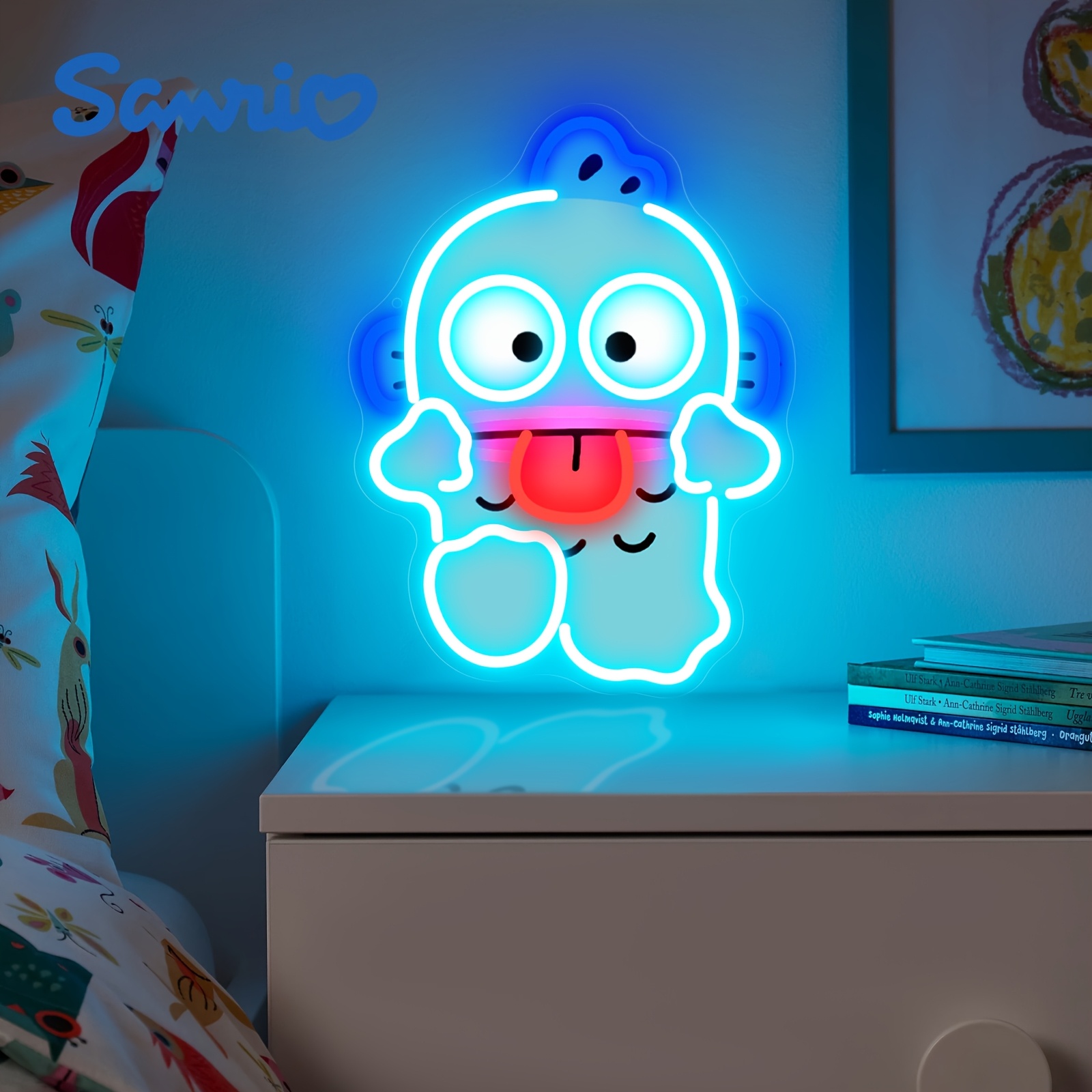 Cute Hangyodon Neon Sign USB L - Gaming Accessories For Bedroom 리뷰 및 가격