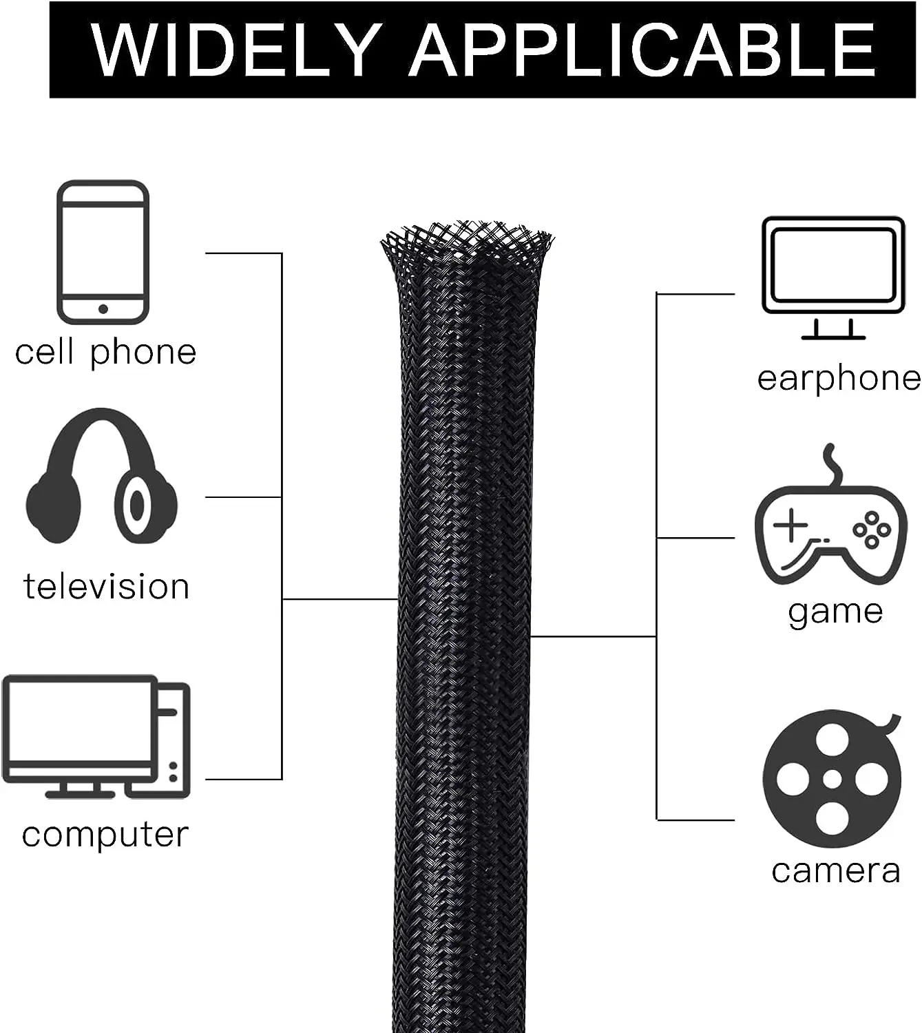 Cable Sleeve Self Closing PET  - Cable Sleeve Braided 리뷰 및 가격