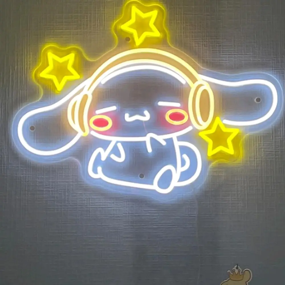 Cinnamoroll Headphones Neon Si - Gaming Accessories For Bedroom 리뷰 및 가격