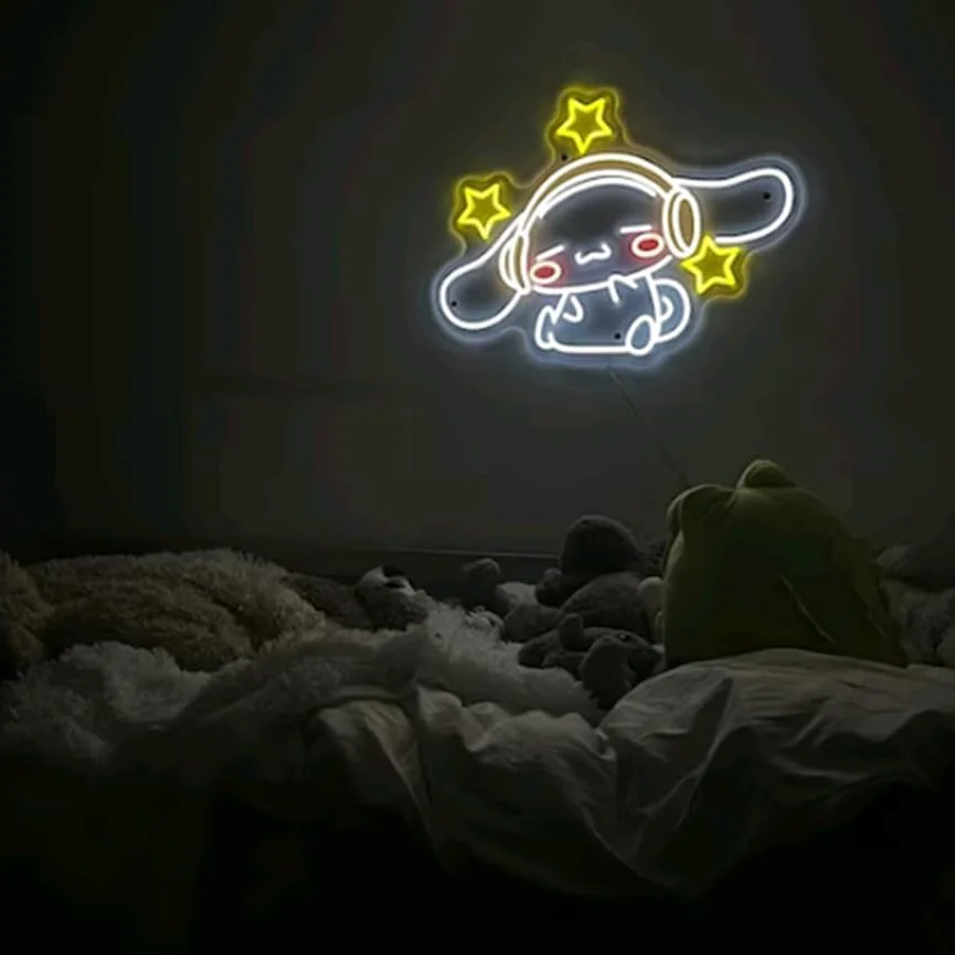 Cinnamoroll Headphones Neon Si - Gaming Accessories For Bedroom 리뷰 및 가격