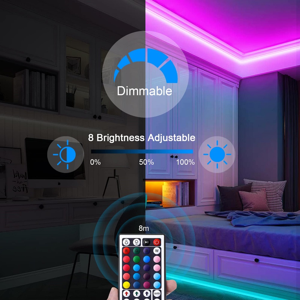 5050 16/LED Strip Lights Bluet - Gaming Accessories For Bedroom 리뷰 및 가격