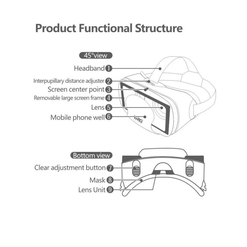 VRG Pro Virtual Reality VR Gla - Gaming Accessories For Phone 리뷰 및 가격