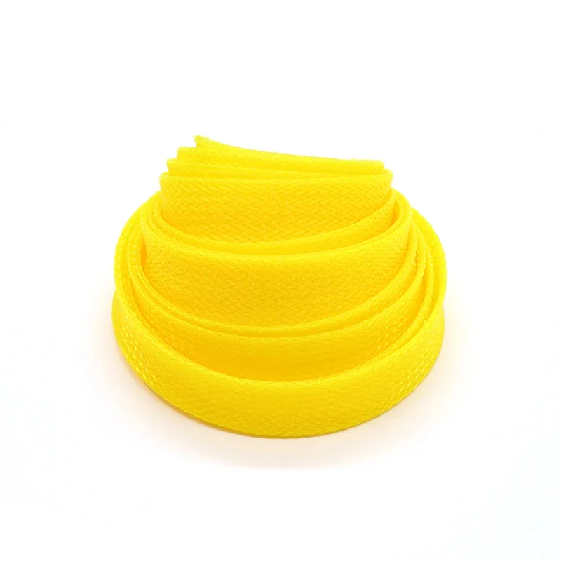 1~50m Yellow PET Braid Sleeve  - Cable Sleeve Braided 리뷰 및 가격