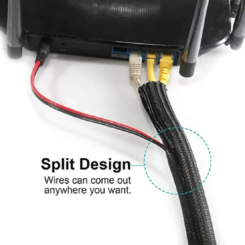 1m 3m 5m braided cable sleeve  - Cable Sleeve Braided 리뷰 및 가격