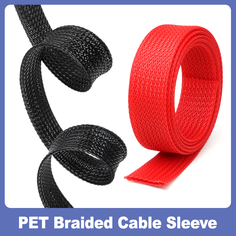 Red Black 2/4/6/8/10/12/14/16/ - Cable Sleeve Braided 리뷰 및 가격