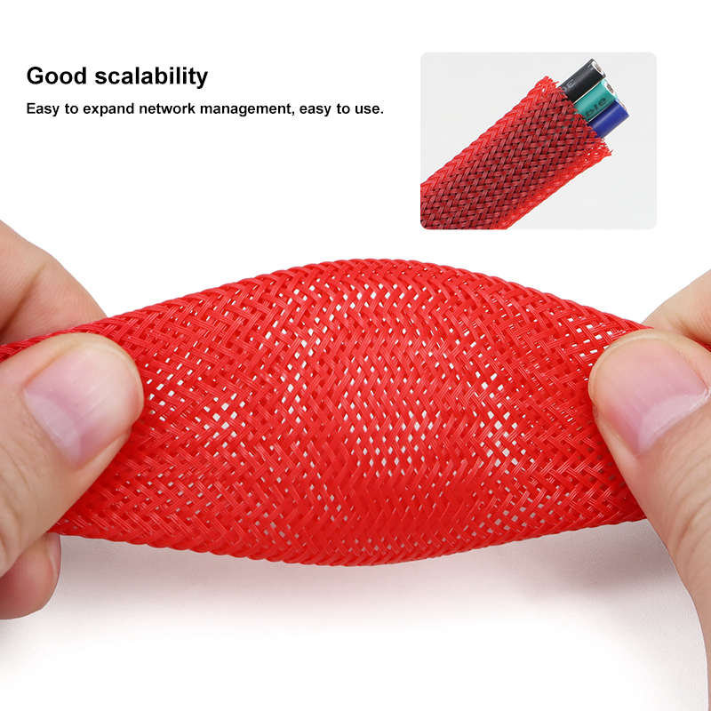 Red Black 2/4/6/8/10/12/14/16/ - Cable Sleeve Braided 리뷰 및 가격