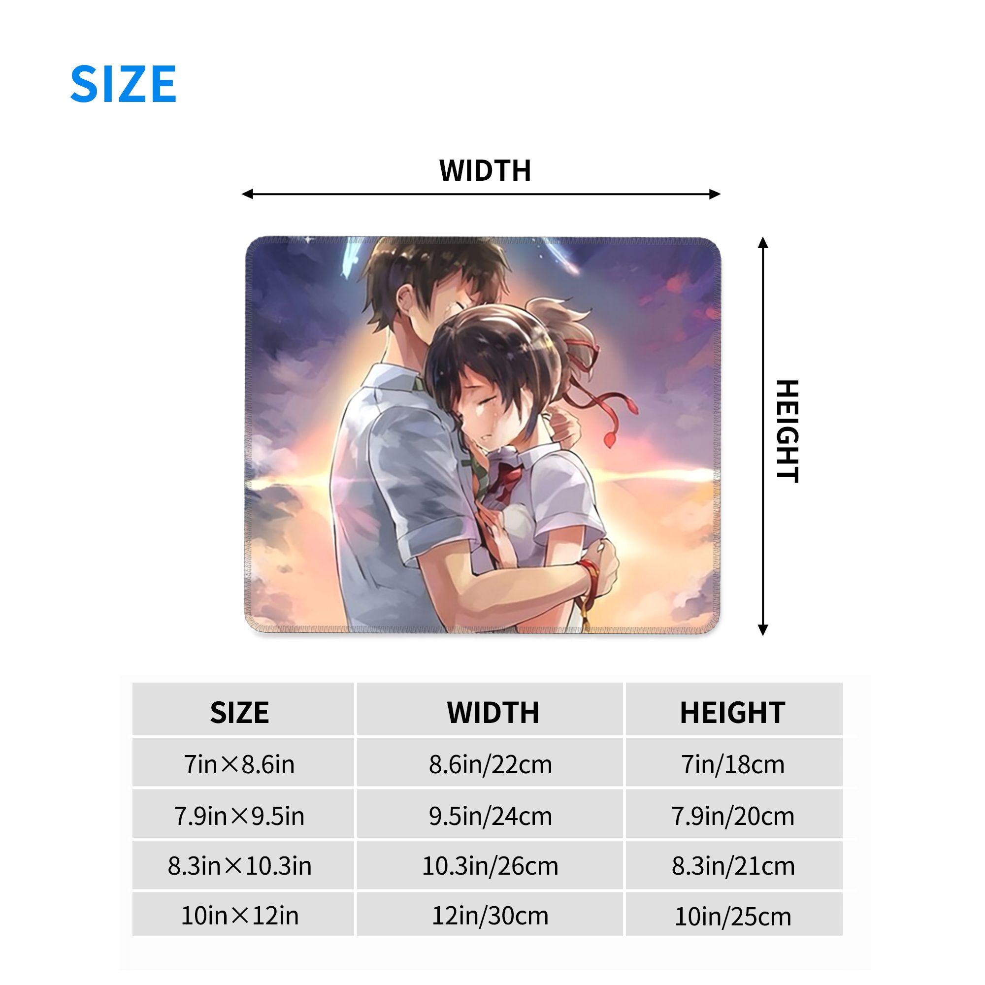 Japanese Anime Your Name Mouse - Gaming Accessories Name 리뷰 및 가격