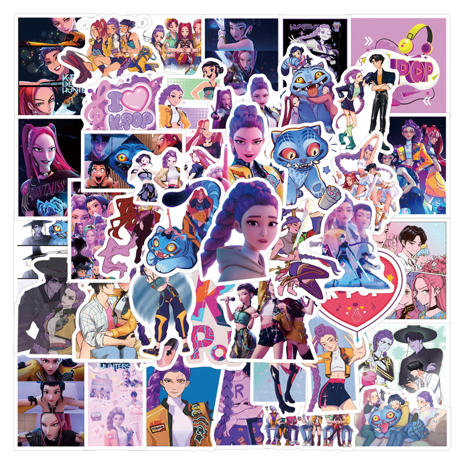 100 cartoon anime stickers are - Gaming Accessories Cute 리뷰 및 가격