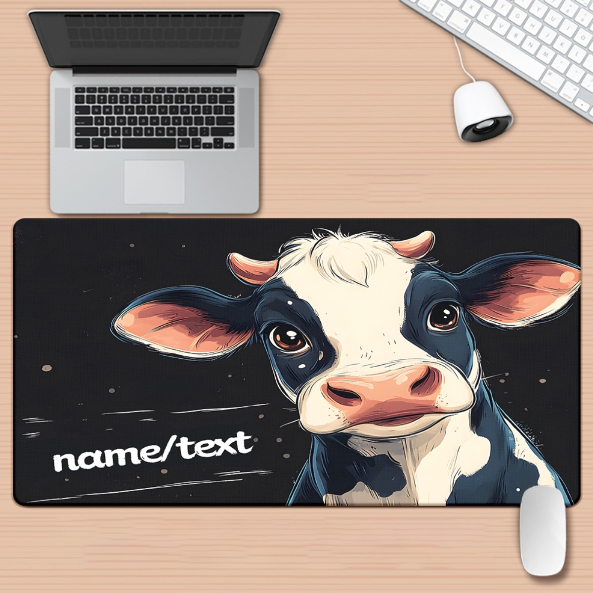 Cute Cow Cartoon Mouse Pad XXL - Gaming Accessories Name 리뷰 및 가격
