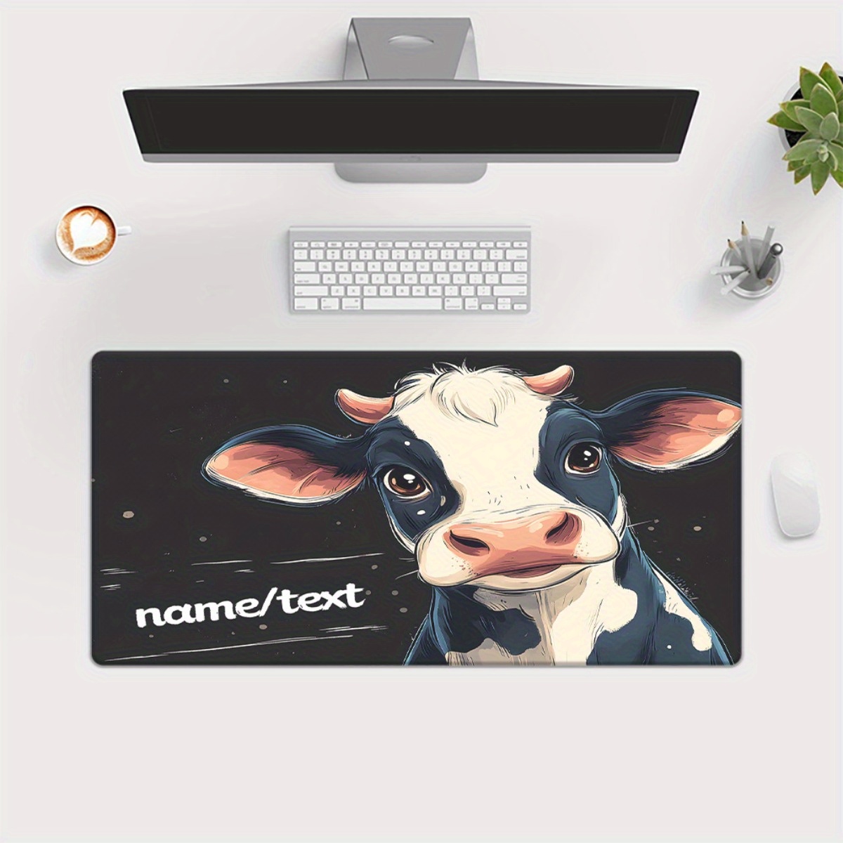 Cute Cow Cartoon Mouse Pad XXL - Gaming Accessories Name 리뷰 및 가격