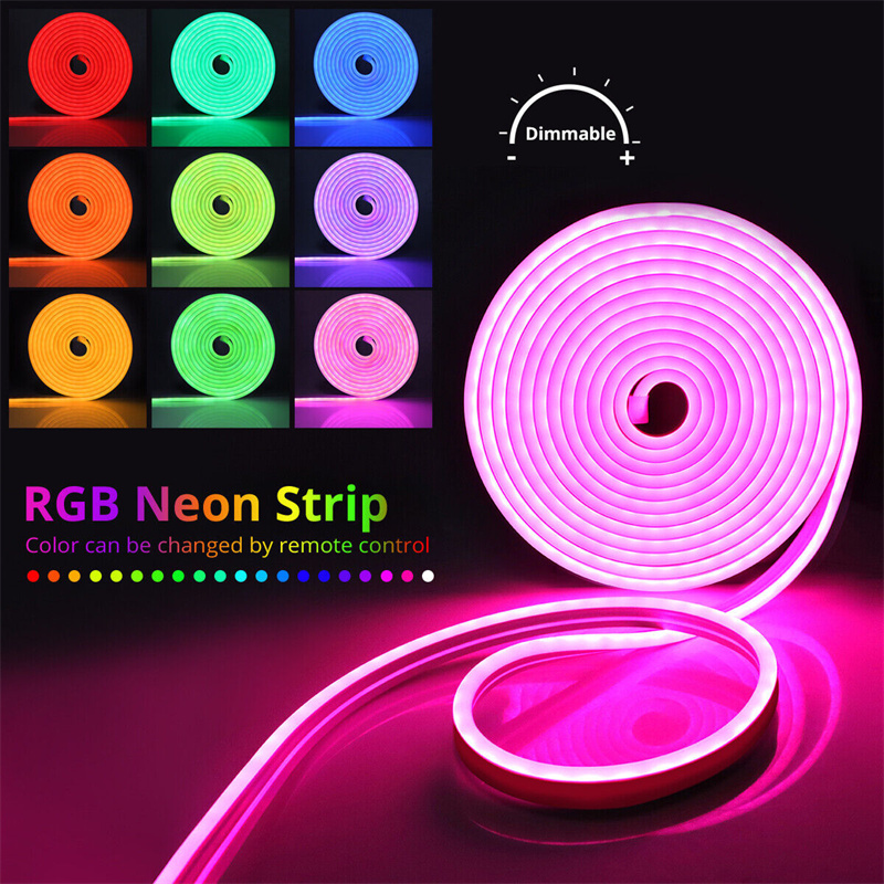 USB LED Neon Rope Lights, RGB  - Gaming Accessories For Bedroom 리뷰 및 가격