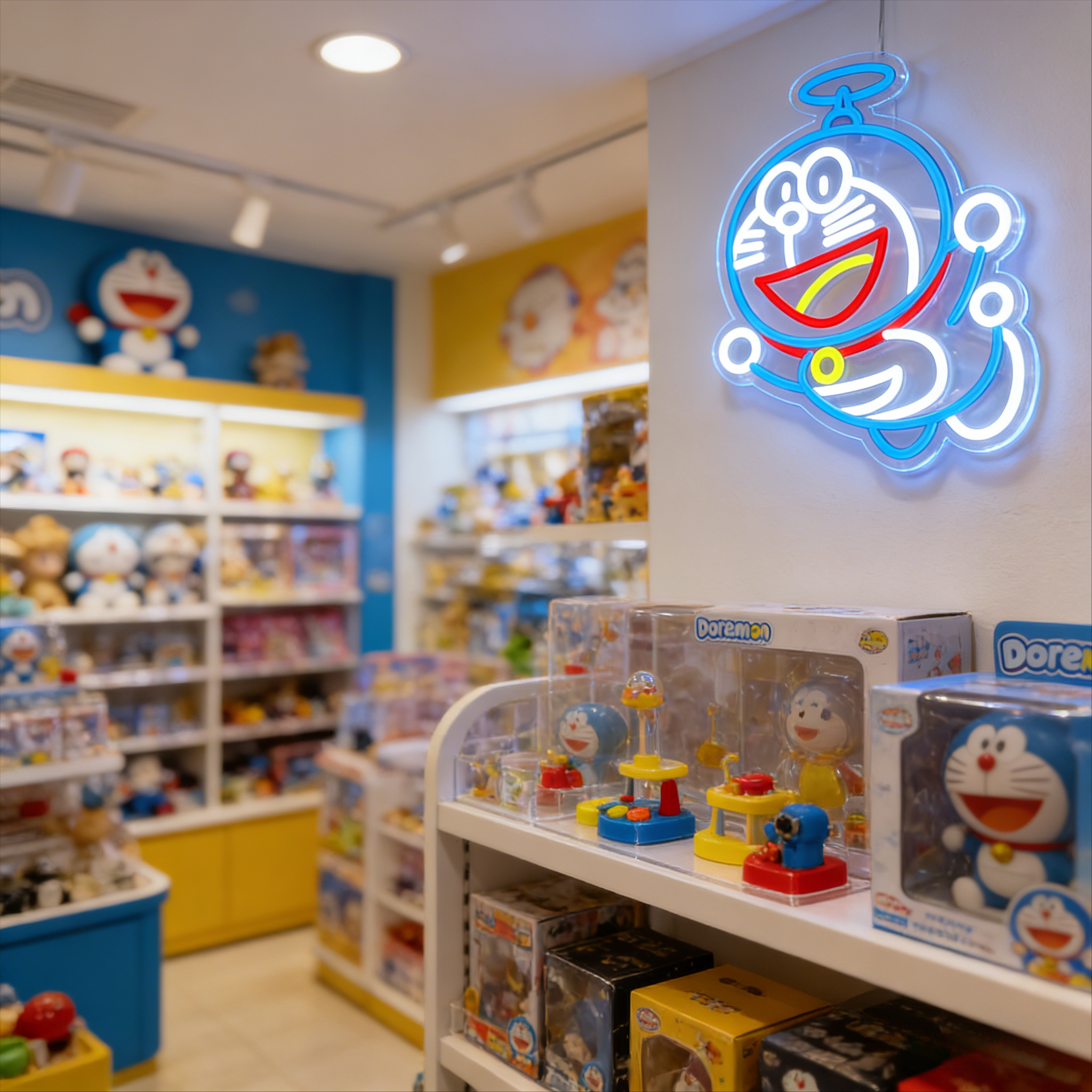 Doraemon Neon Sign LED USB Dim - Gaming Accessories For Bedroom 리뷰 및 가격
